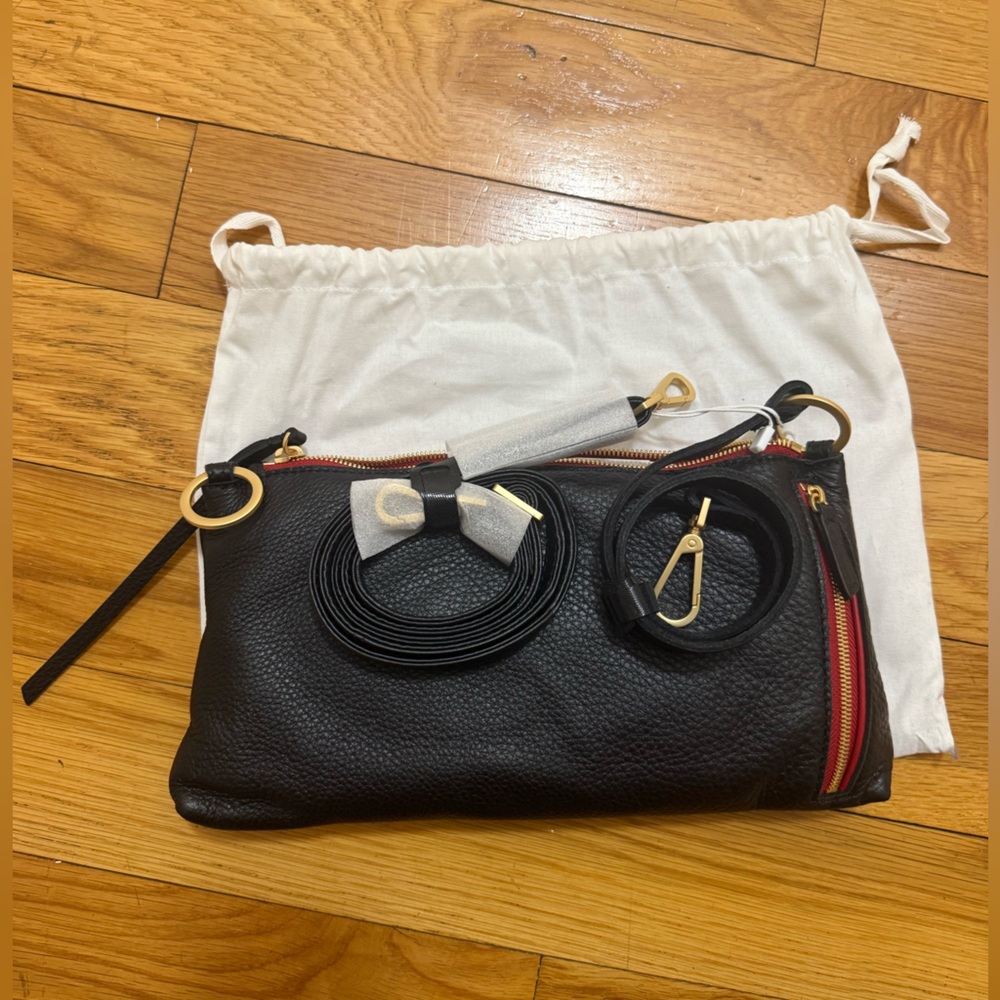 Elegant Black Leather Women's Bag